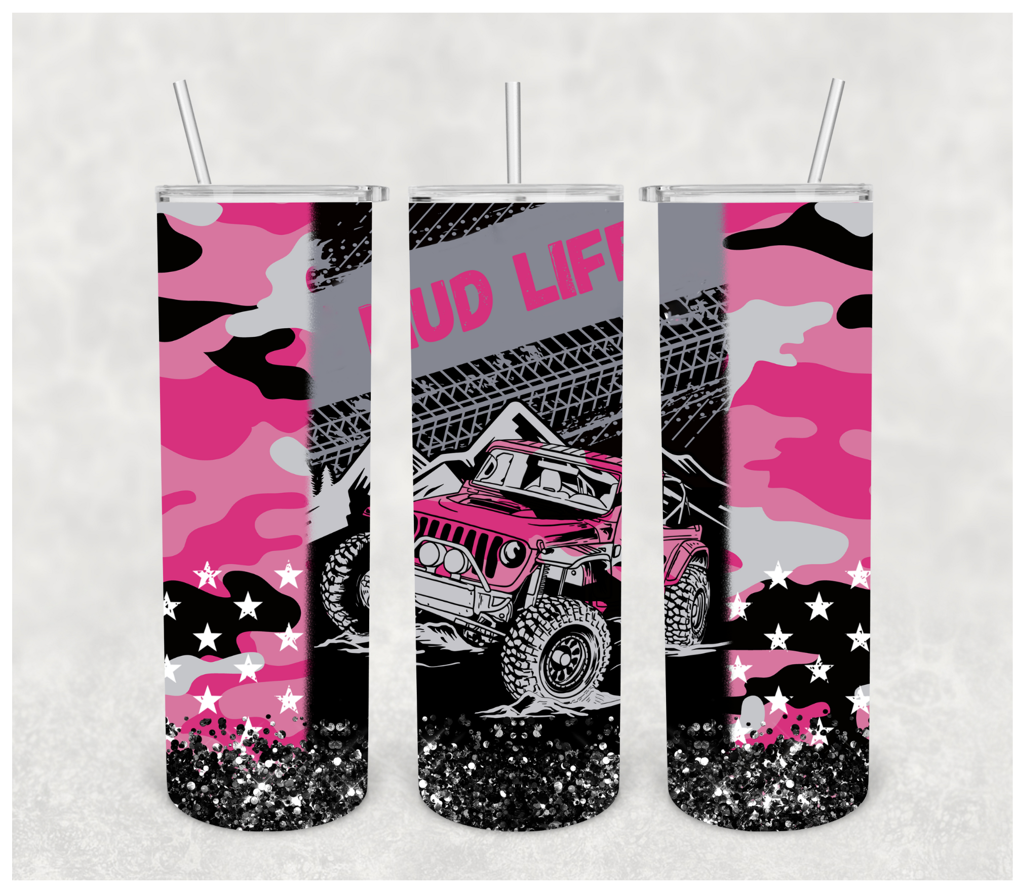 Pink Offroad Tumbler