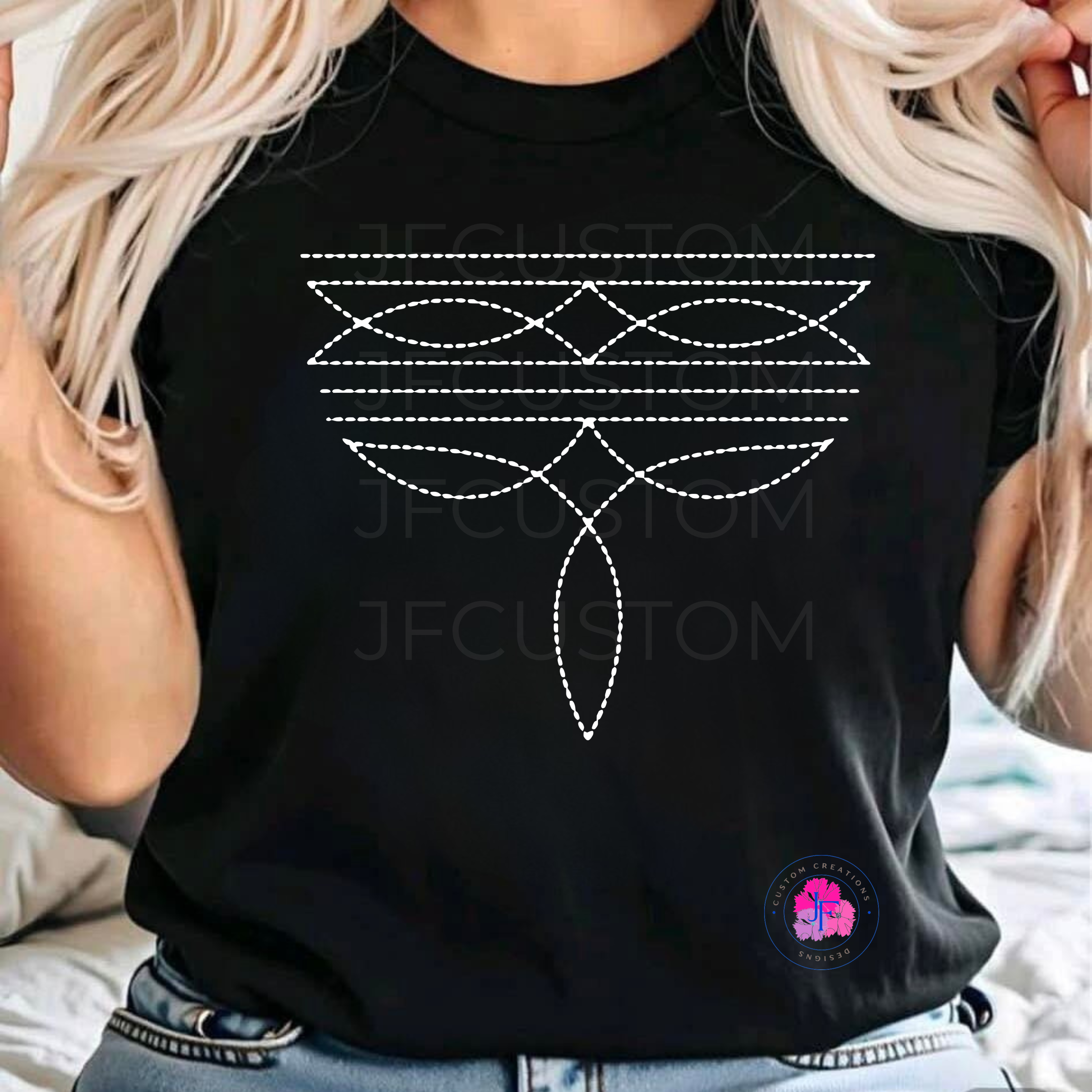 Boot Stitched T-Shirt