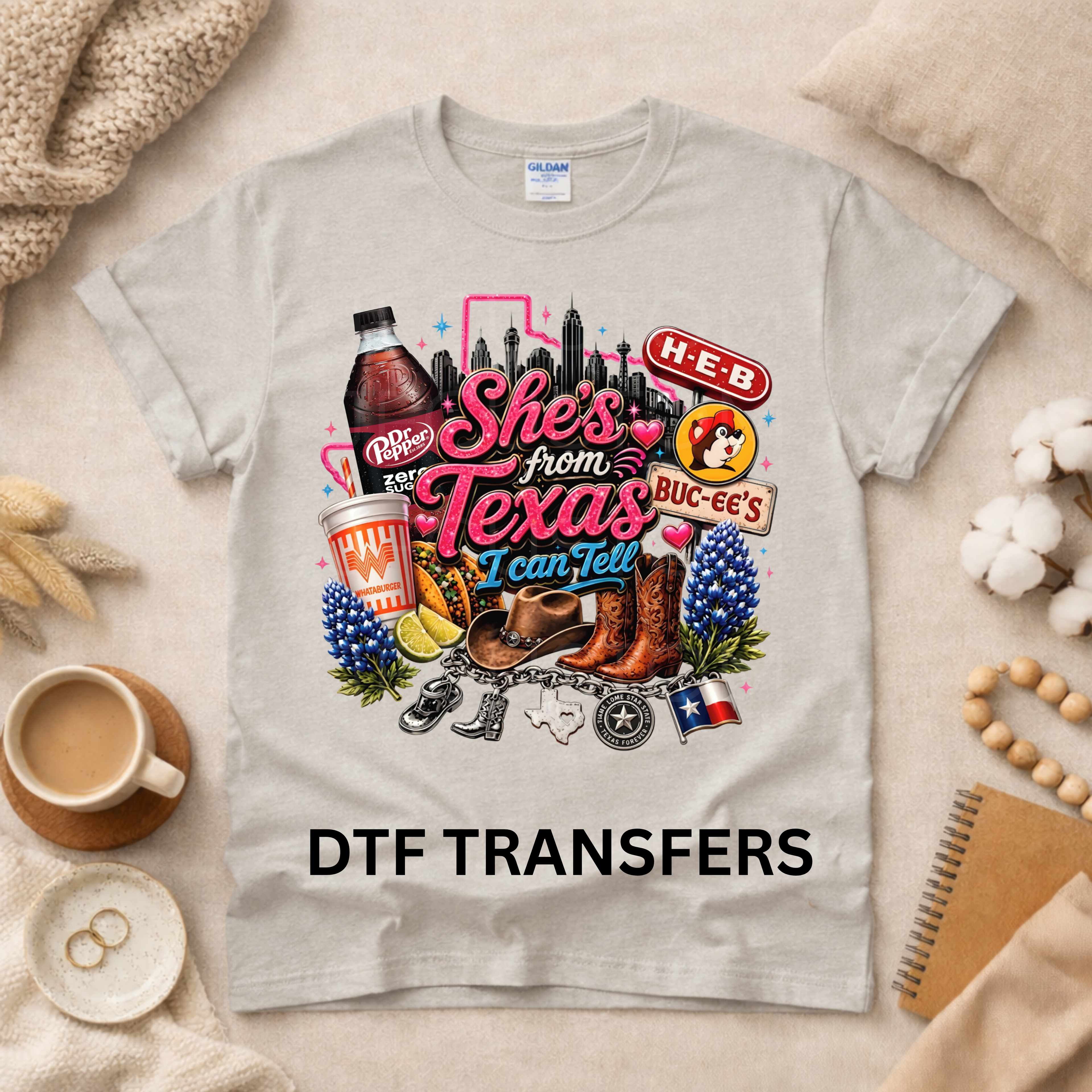 She's From Texas I Can Tell/DTF Transfer